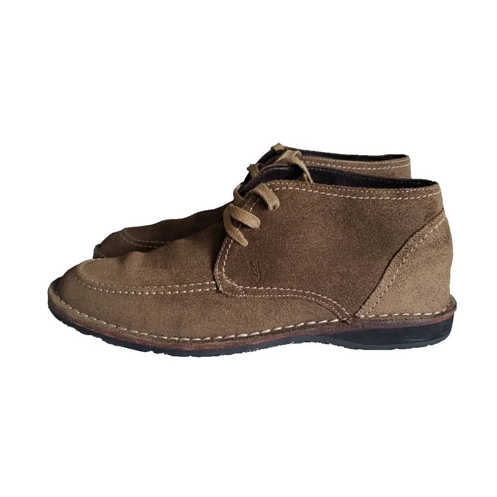 John Varvatos Star USA Chukka Boots Shoes Men's Size 9.5 M Brown Suede Lace Up